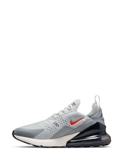 Nike Grey Air Max 270 Trainers - Image 1 of 8