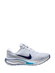 Nike White/Blue Journey Run Road Running Trainers - Image 1 of 5