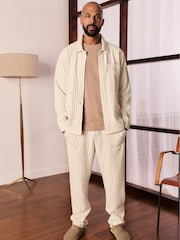 Écru neutre - Veste-chemise rayée - Image 2 de 6