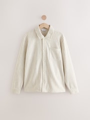 Écru neutre - Veste-chemise rayée - Image 4 de 6