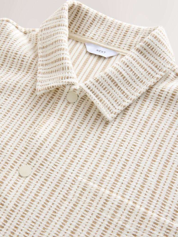 Écru neutre - Veste-chemise rayée - Image 5 of 6