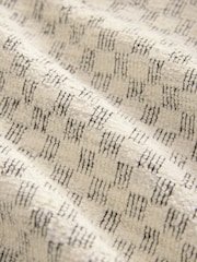 Neutral Two Tone Textured Button Through Shacket - Image 10 of 11