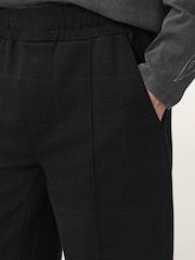 AllSaints Black Harris Sweatshirt Trousers - Image 3 of 6