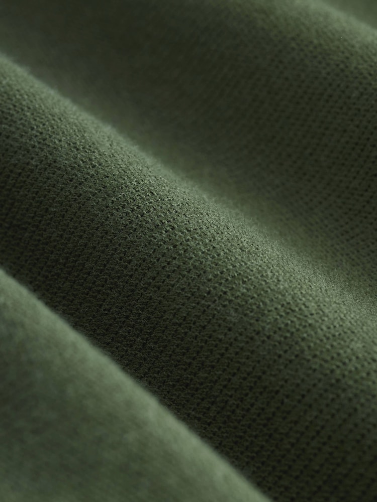 Khaki Green Popper Shacket - Image 8 of 9