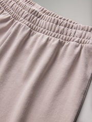 The Set Taupe Pink/Cream 2 Pack Loopback Wide Leg Joggers - Image 10 of 11