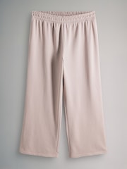 The Set Taupe Pink/Cream 2 Pack Loopback Wide Leg Joggers - Image 8 of 11