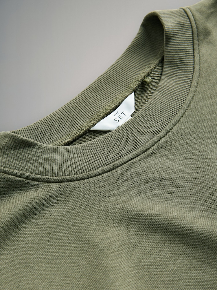 The Set lockeres Loopback-Sweatshirt und lockere Sweatshorts im Set - Bild 12 von 12 The Set lockeres Loopback-Sweatshirt und lockere Sweatshorts im Set - Bild 12 von 12