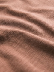 The Set Black/Clay/Cream Slub 100% Cotton V-Neck T-Shirts 3 Pack - Image 20 of 20