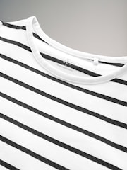 The Set Black/White/Black and White Stripe 3 Pack Poplin Sleeve Tops - Image 11 of 11