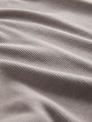 The Set Black/Red/Taupe Brown/White 4 Pack Racer Neck Ribbed Bodysuits - Image 11 of 11