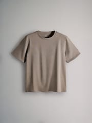 The Set Green/Grey Marl/White/Green Stripe 4 Pack Short Sleeved Relaxed T-Shirts - Image 4 of 7