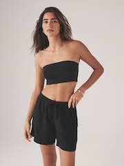 The Set Black 5 Pack Cropped Bandeau Bra - Image 5 of 13