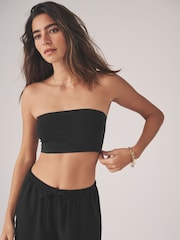 The Set Black 5 Pack Cropped Bandeau Bra - Image 6 of 13