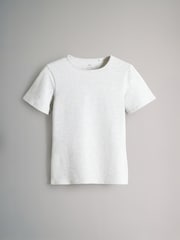 The Set Pastel Pink/Yellow/Pastel Blue/Grey Marl/Cream Short Sleeve 5 Pack Fitted Crew Neck T-Shirts - Image 2 of 8