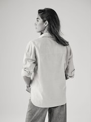 The Set Blue White Stripe/White 2 Pack Oxford Shirt - Image 3 of 11