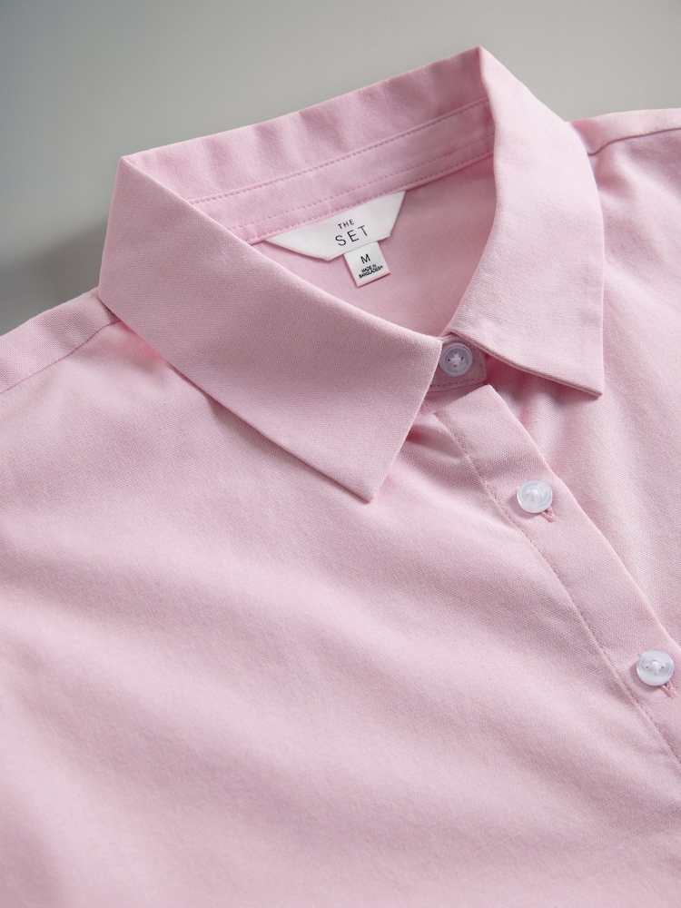 The Set Pale Pink/White 2 Pack Oxford Shirts - Image 12 of 13