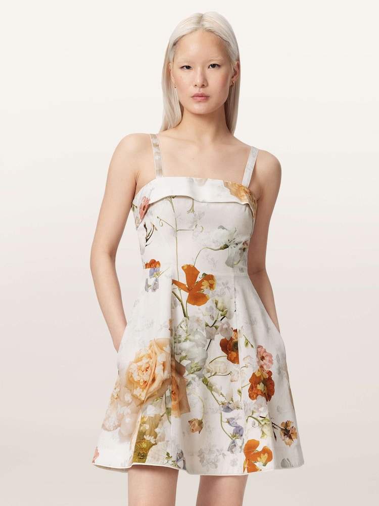 AllSaints White Char Dress - Image 1 of 6 AllSaints White Char Dress - Image 1 of 6