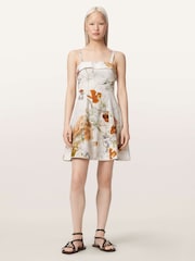 AllSaints White Char Dress - Image 2 of 6