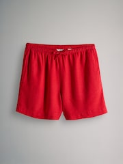 The Set Neutral/Red 2 Pack Pull On Shorts with Linen - Image 3 of 5