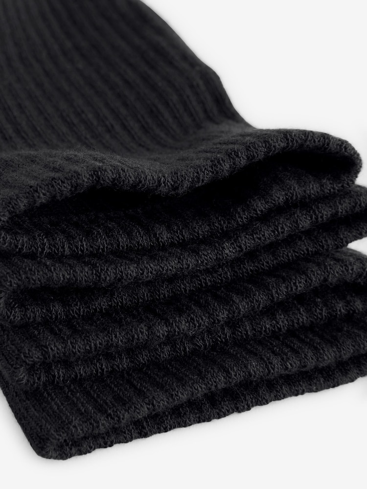Black Signature Modal Cushioned Sports Socks 4 Pack - Image 2 of 6