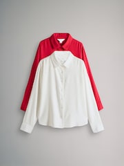 The Set 2 Pack Button Through Shirts with Linen - Imagem 1 de 5