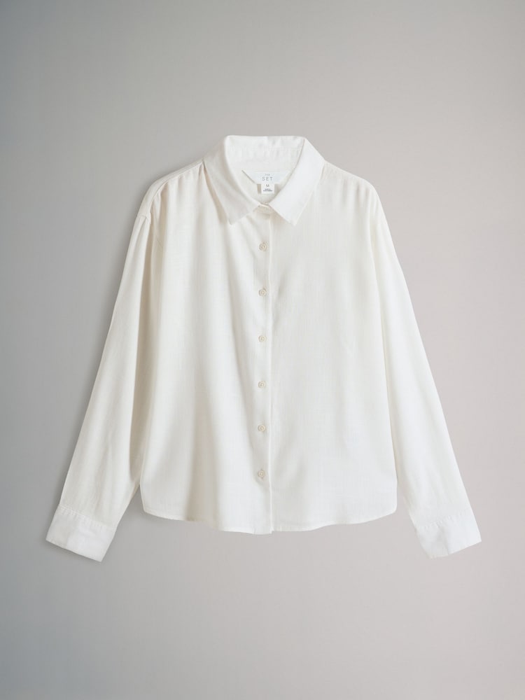 The Set 2 Pack Button Through Shirts with Linen - Imagem 2 de 5
