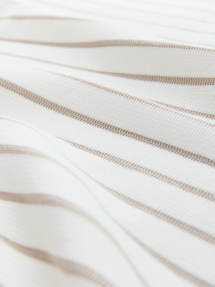 Ecru Striped Crew Textured Sweatshirt - Image 7 of 7