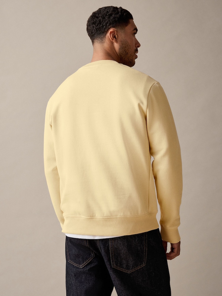 Gelb - Rich Jersey Crew Sweatshirt - Image 3 of 8