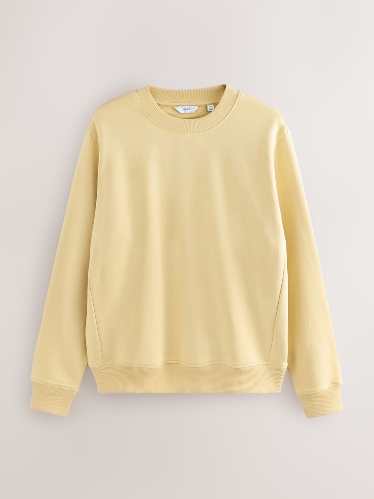 Gelb - Rich Jersey Crew Sweatshirt - Image 6 of 8