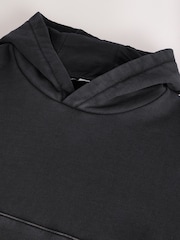 Black Boxy Fit EDIT Heavyweight Hoodie - Image 7 of 9