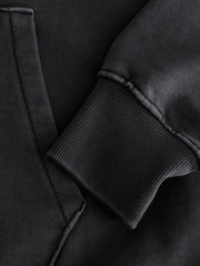 Black Boxy Fit EDIT Heavyweight Hoodie - Image 8 of 9