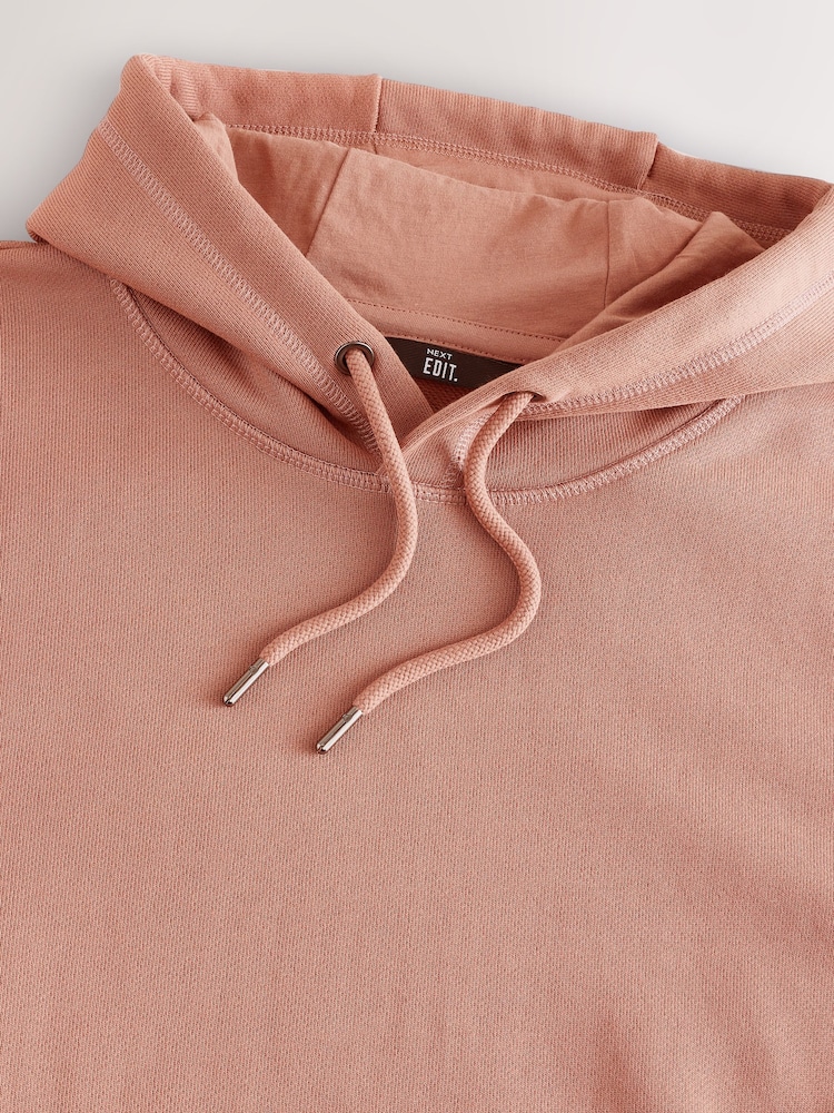 Perzikoranje - EDIT Heavyweight Contrast Stitch Hoodie - Image 10 of 10