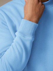 Bright Blue Rich Jersey Crew Sweatshirt - Image 5 of 8