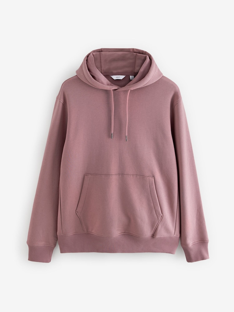 Pink Regular Fit Rich Jersey Fabric Hoodie - Image 7 of 9