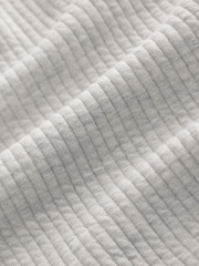 Grey Marl Linear Texture Hoodie - Image 9 of 9