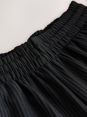 Черный - Plisse Straight Leg Joggers - Image 5 of 7