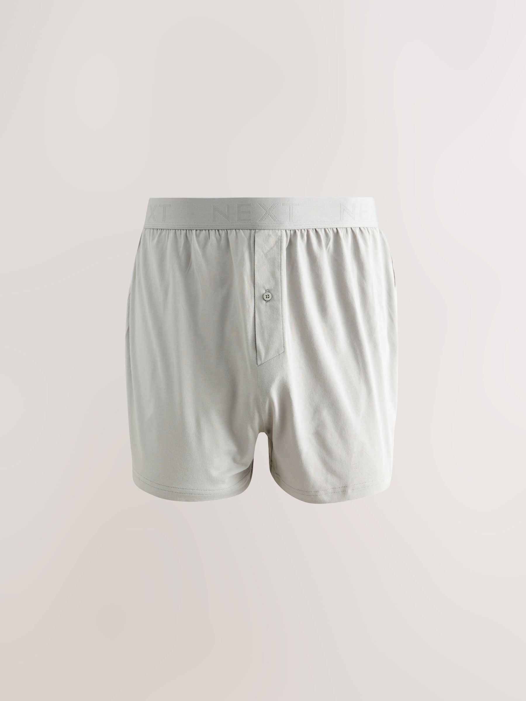 Buy Grey 5 Pack Loose Boxers from Next USA