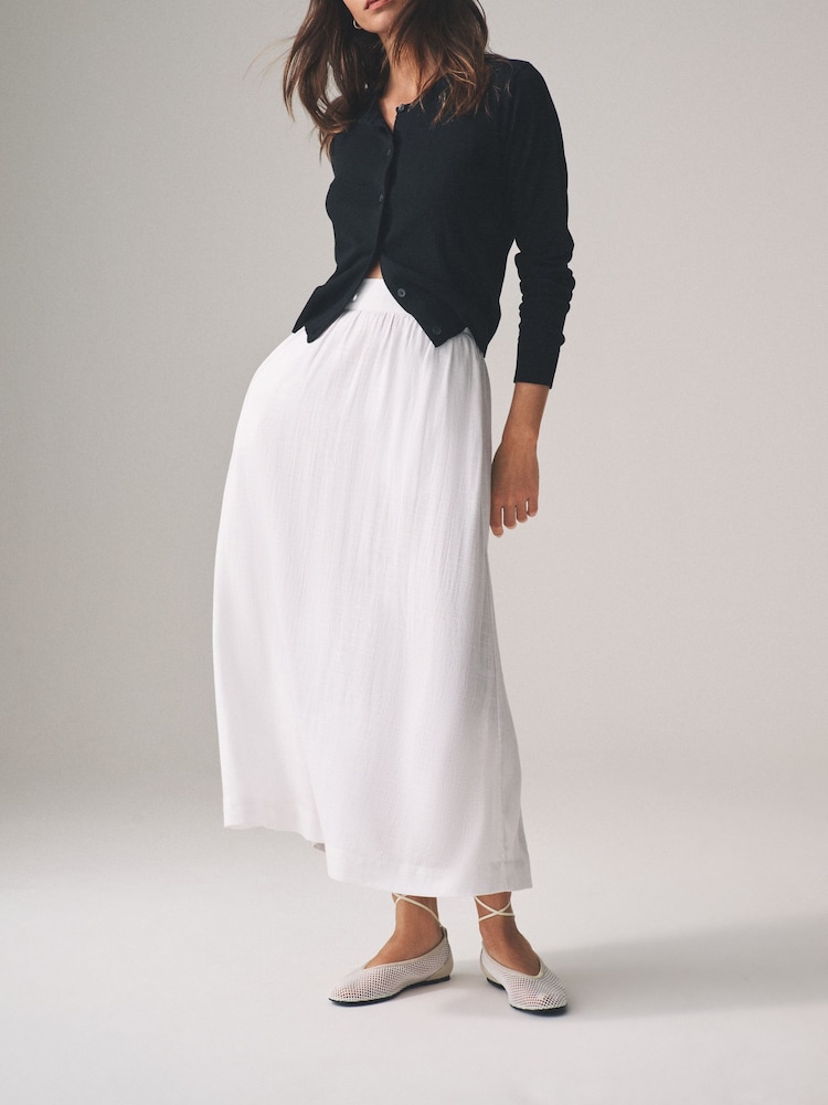 The Set 2 Pack Pull On Maxi Skirts with Linen - Image 4 of 11