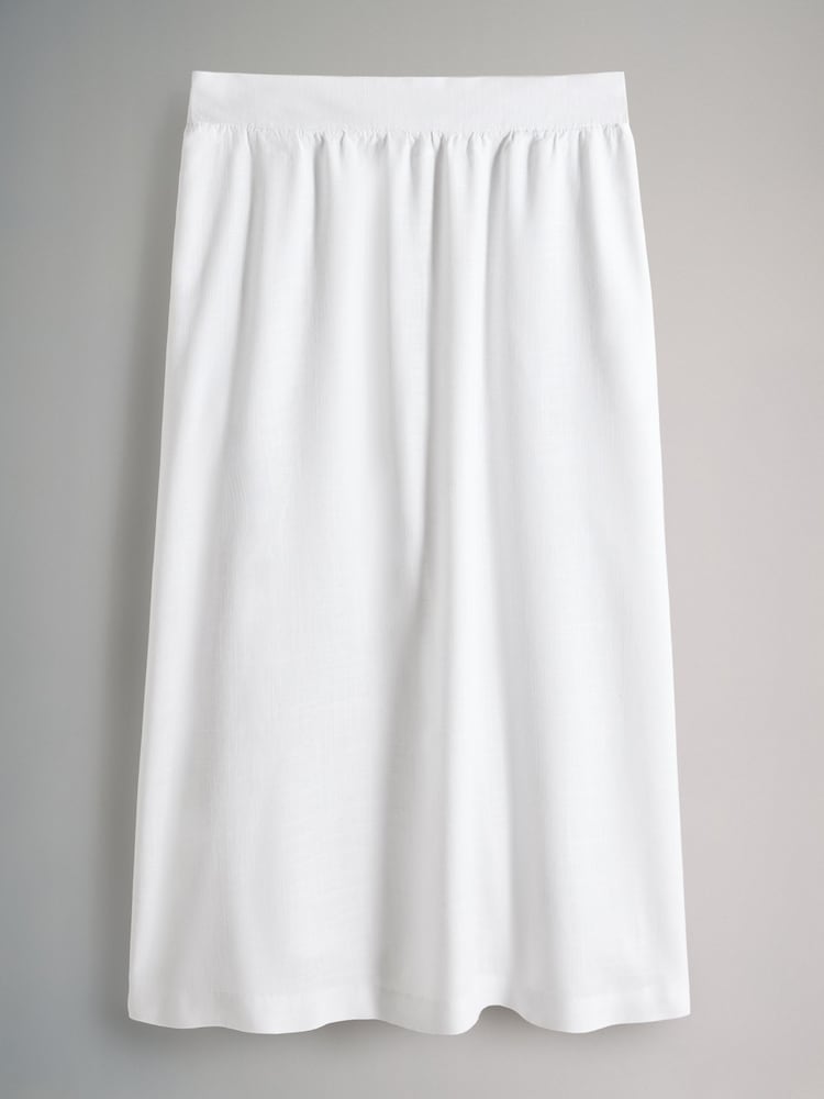 The Set 2 Pack Pull On Maxi Skirts with Linen - Image 8 of 11