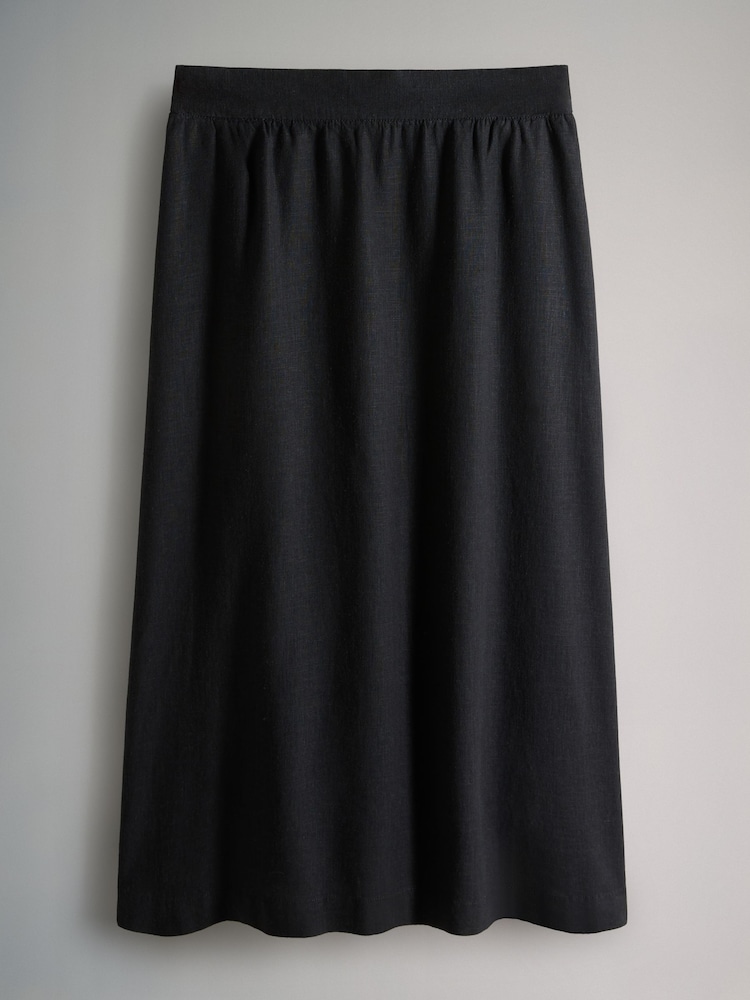 The Set 2 Pack Pull On Maxi Skirts with Linen - Image 9 of 11
