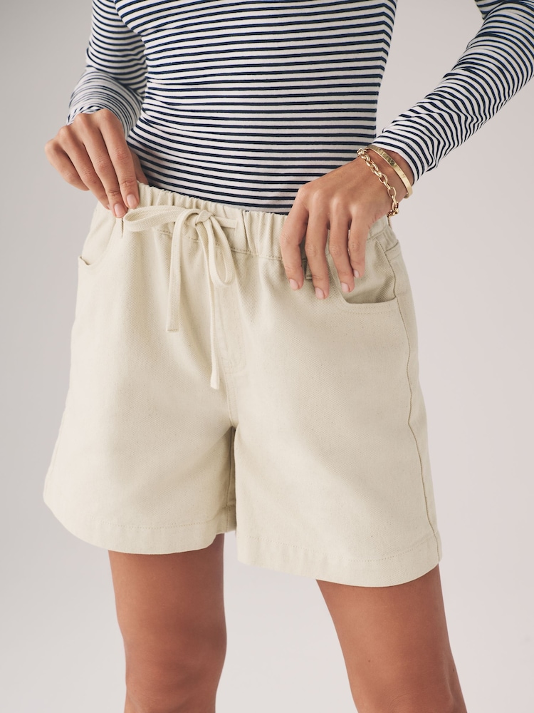 The Set 2 Lot de shorts en Denim amples à enfiler - Image 7 of 11