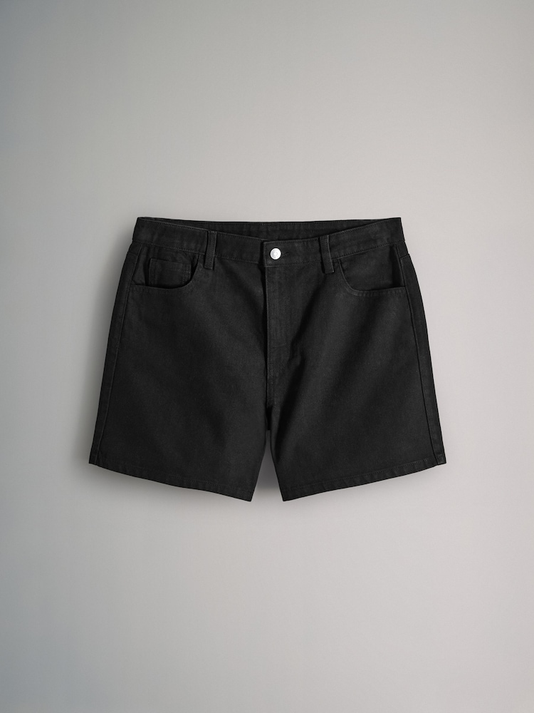 The Set Mid Blue/Ecru/Black 3 Pack Denim Shorts - Image 4 of 6