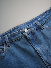 The Set Mid Blue/Ecru/Black 3 Pack Denim Shorts - Image 5 of 6