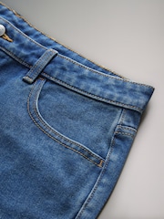 The Set Mid Blue/Ecru/Black 3 Pack Denim Shorts - Image 6 of 6