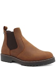 Marrón - Jones Bootmaker Hartlepool Waterproof Leather Chelsea Boots - Imagen 3 de 6