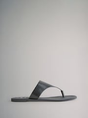The Set Black /Tan Brown 2 Pack Flip Flops Sandals - Image 4 of 8