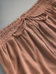 The Set Black/Clay 2 Pack Crinkle Viscose Skirts - Image 10 of 11