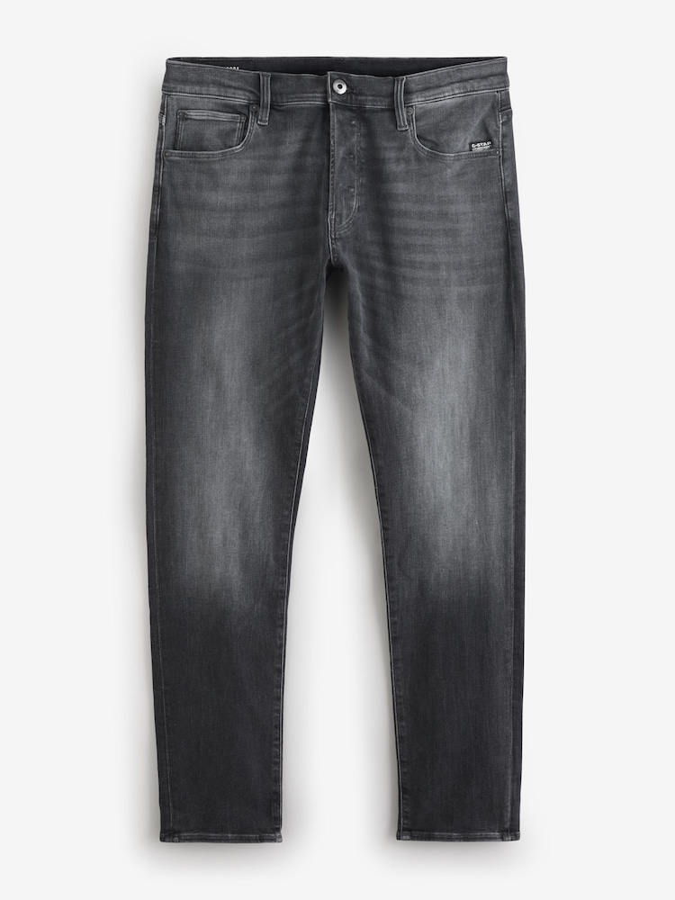 G Star Faded Black Magnet 3301 Slim Fit Jeans - Image 1 of 1