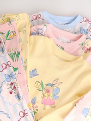 Yellow/Blue Bunny Snuggle Pyjamas 3 Pack (9mths-8yrs) - Image 12 of 12