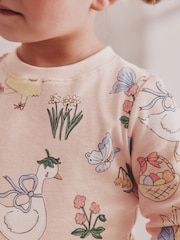 Yellow/Blue Bunny Snuggle Pyjamas 3 Pack (9mths-8yrs) - Image 5 of 12